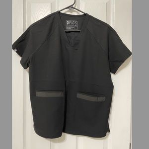 FIGS Limited Edition Scrub Top (Black, Size Small)